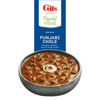 Gits Ready to Eat Punjabi Chhole, 1200g (Pack of 4 X 300g Each)