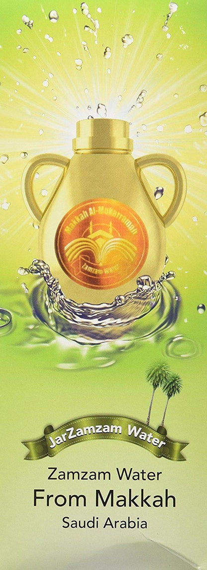 Mecca Zamzam Drinking Water 500ml/16.5 fl.oz. 4 Bottles