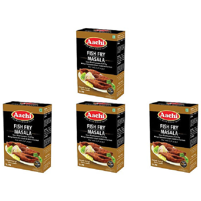 Pack Of 4 - Aachi Fish Fry Masala - 200 Gm