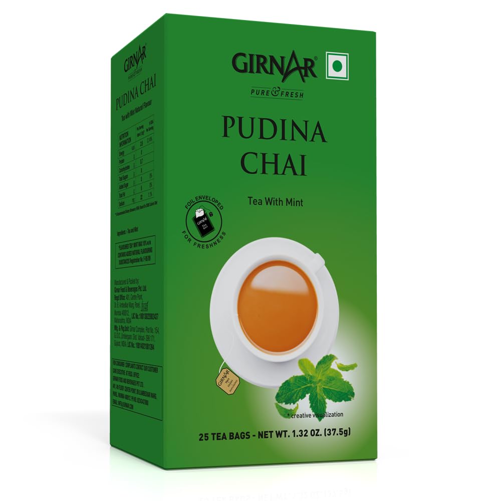 Girnar Mint Tea (25 Tea Bags)