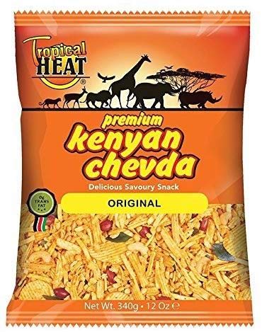 Tropical heat Kenyan chevda - original - 340g - (pack of 3)