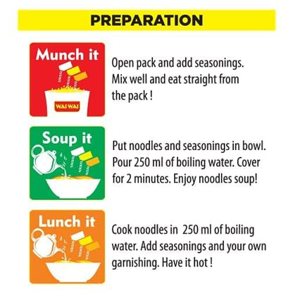 Wai Wai instant noodles -chicken flavour 75 gms - Food / Masala / Dal
