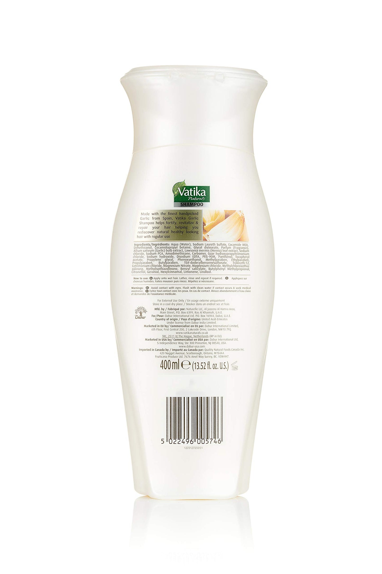 Dabur Vatika Naturals Garlic Shampoo 400ml