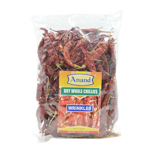 Anand -dry Whole Chillies Wrinkle 200 gms