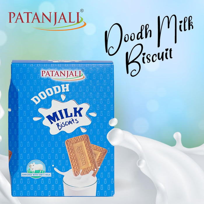 Patanjali Doodh Milk Biscuit (Pack Of 3) - 300g