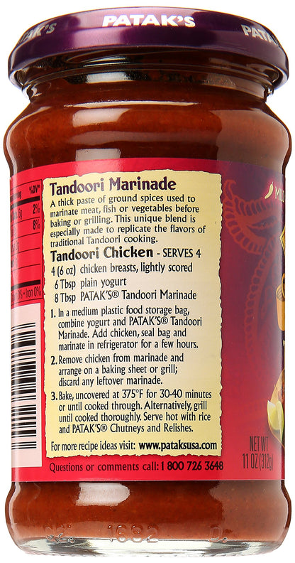 Patak's Tandoori Marinade Paste 10 oz - Pickles & Paste