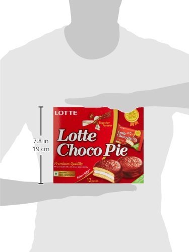 Lotte Choco Pie Marshmallow 12 pks x 28 gm - Snacks & Savory