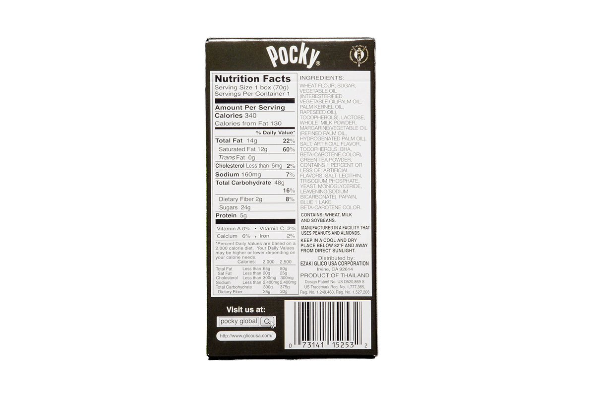 Pocky Biscuit Stick, Matcha Green Tea, 2.47 Ounce (Pack of 10)