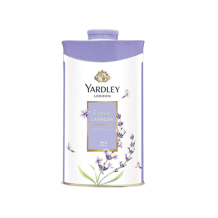 Yardley London Perfumed Fresh Floral Fragrances Locked in a fine & Silky Talcum Powder (Yardley English Lavender Perfumed Talc - 250gm, Pack of 3)