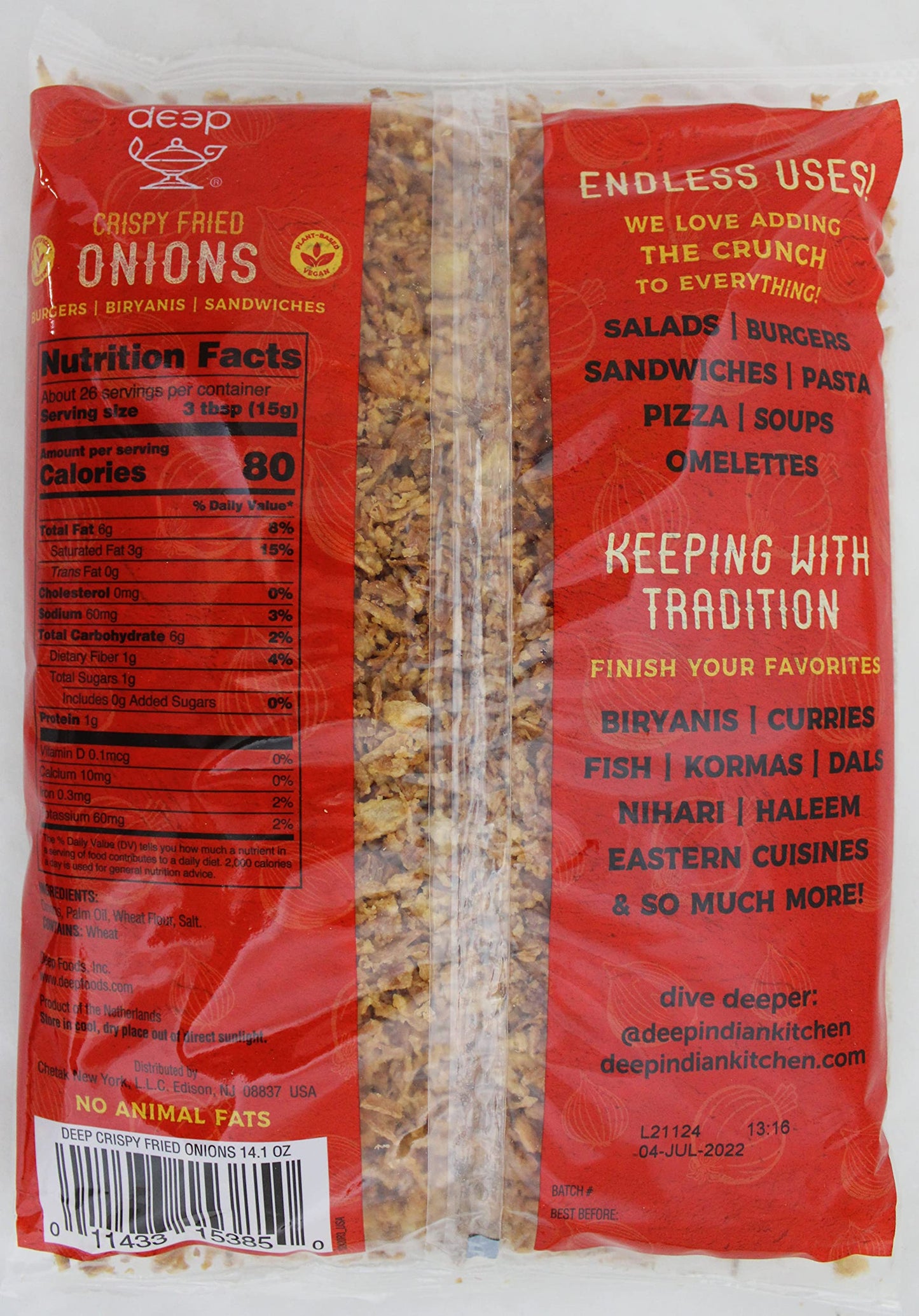 Deep Crispy Fried Onions 14.1 Oz