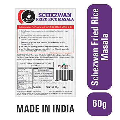 Ching's Secret Schezwan Fried Rice Masala Pouch, 60 g