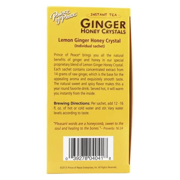 Prince Of Peace Tea Gingr Hny Crystals