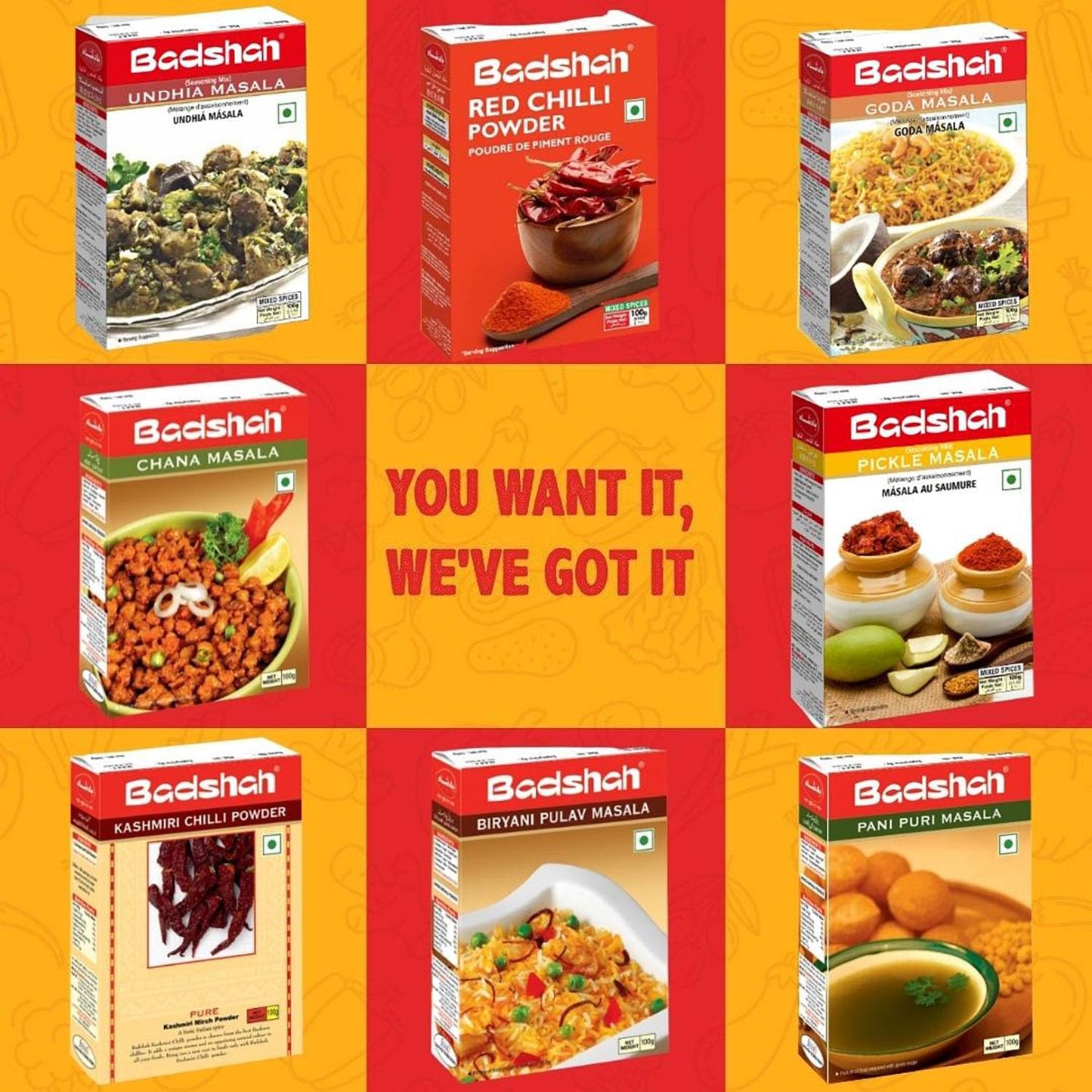 Badshah Undhia Masala 100 gms