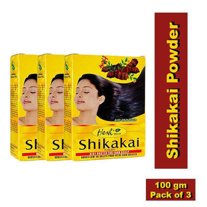 Shikakai Powder 3.5oz (100g) - Hesh Pharma (Pack of 3)
