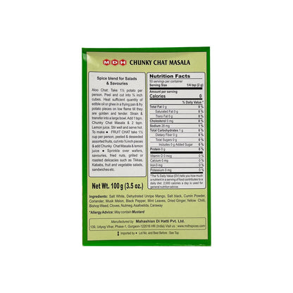 MDH Chunky Chat Masala 100 gms - Indian Spices