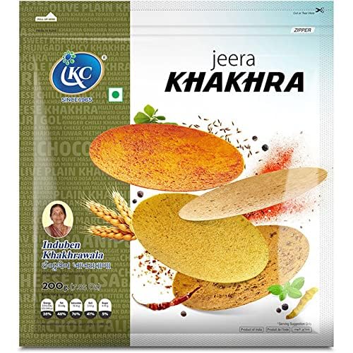Induben Khakharawala Jeera Khakhara -200 Gm (7.05 Oz)