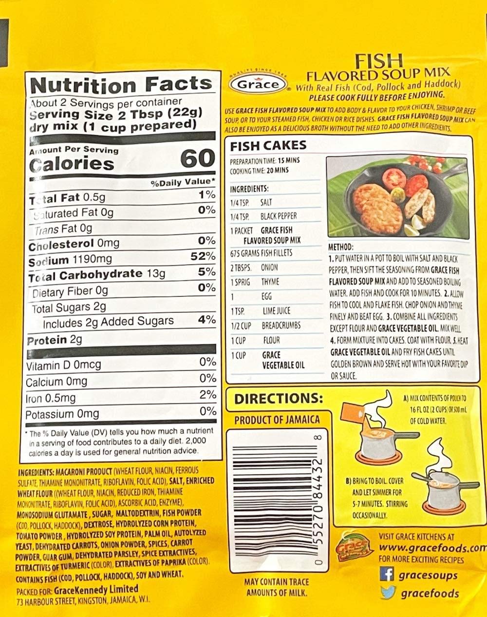 Grace Fish Tea Soup Mix (Pack of 6)