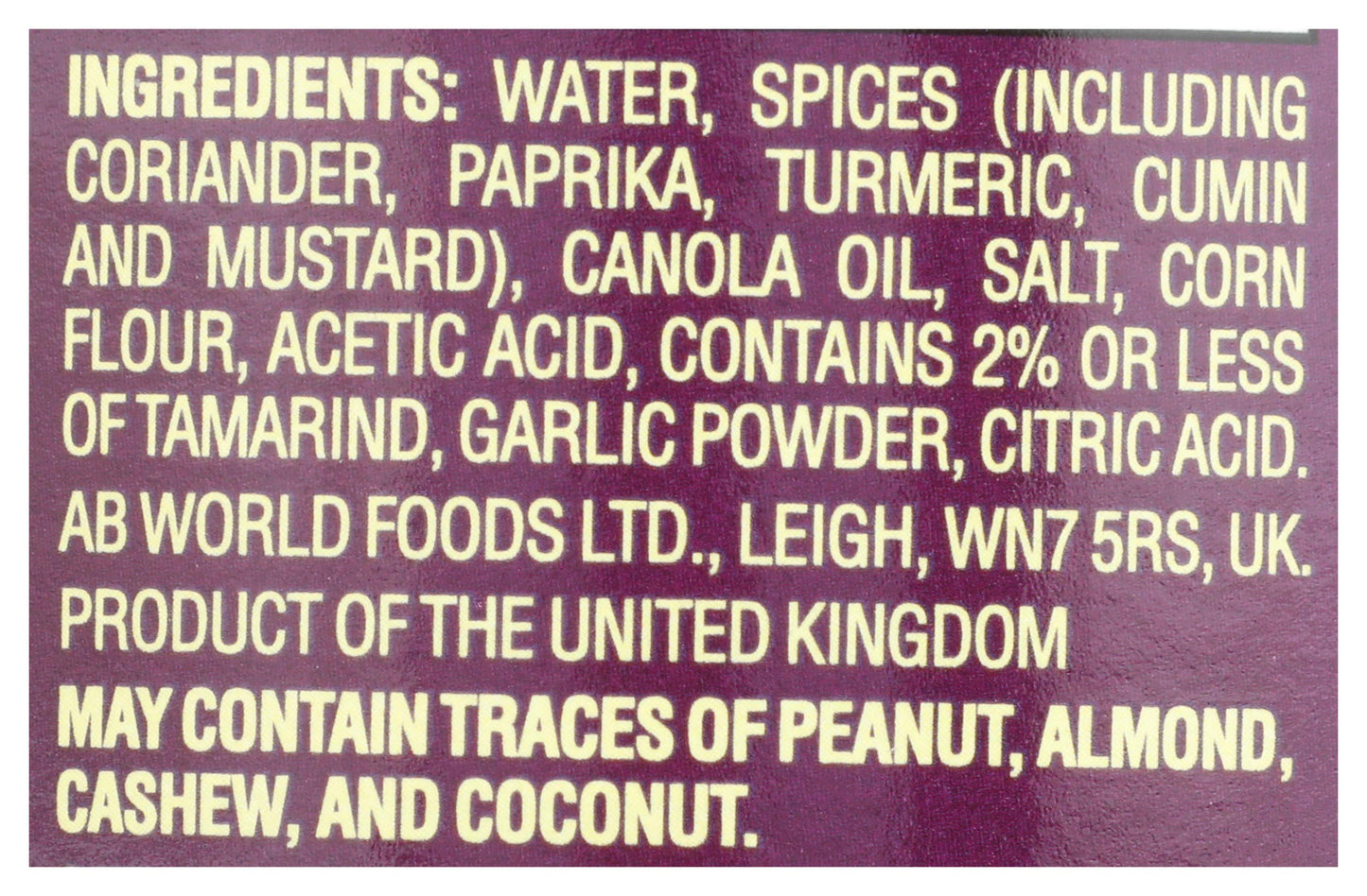 Patak's Mild Curry Paste 10 oz - Pickles & Paste