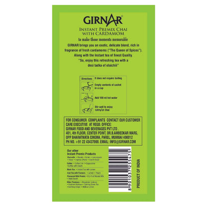 Girnar Instant Tea Premix with Cardamom 36 Sachets