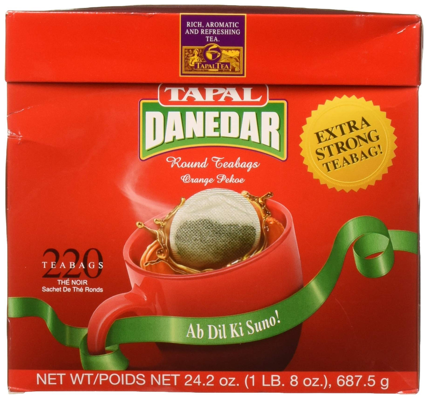 Tapal Danedar Black Tea 220 teabags - Food / Masala / Dal