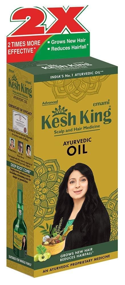 Kesh King Herbal Ayurvedic Hair Oil For Hair Growth 300ml - 1 Pack