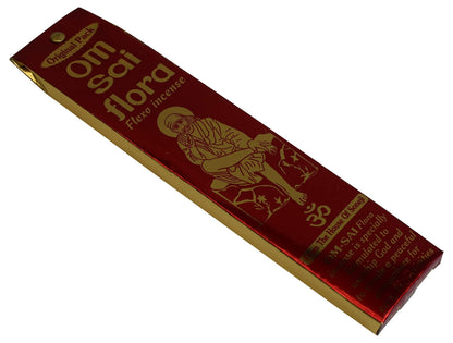 Om Sai Flora Flux Incense, 12 Packs - Incense Sticks