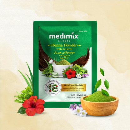 Medimix Henna Powder with 18 Herbs - 150g