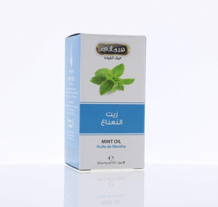 HEMANI Mint Oil 30mL (1 OZ) - Edible Food Grade Oil - Internal & External Use