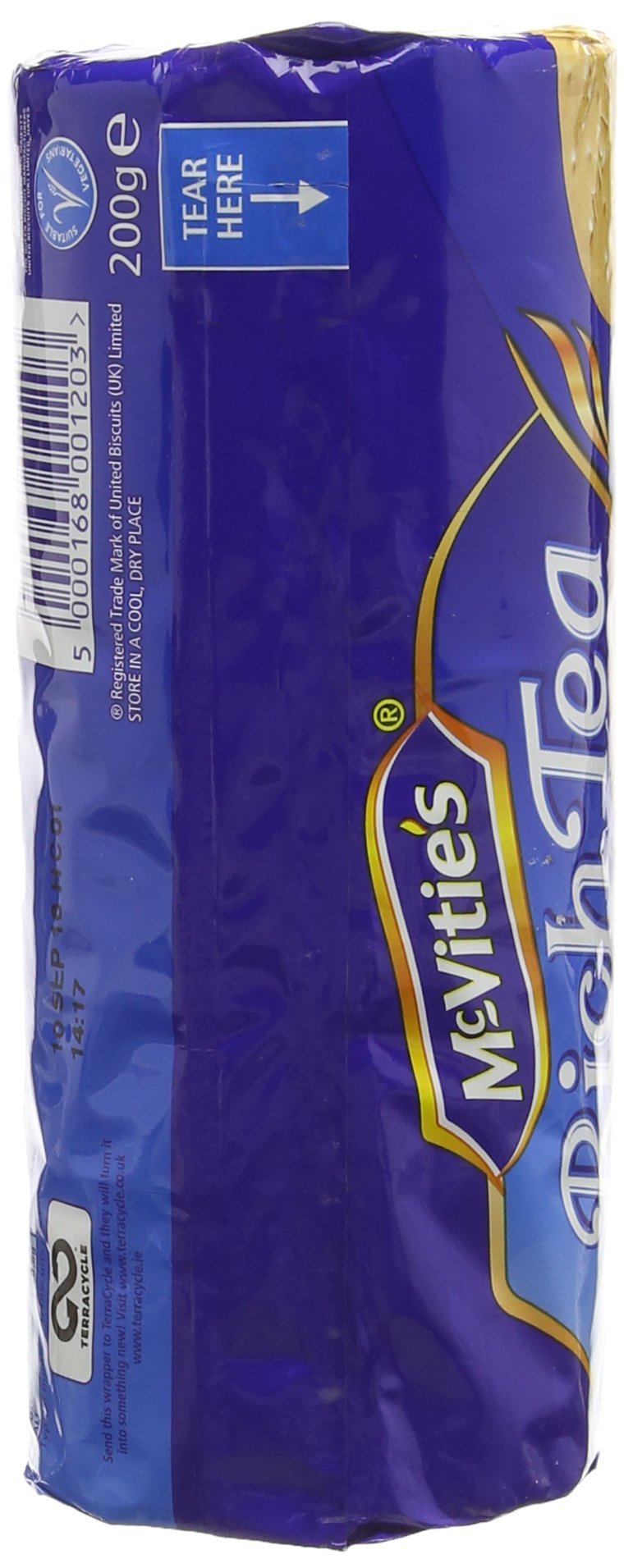 McVitie's Simply Classic Rich Tea Biscuits, 7.05-Ounce Package (Pack of 6)