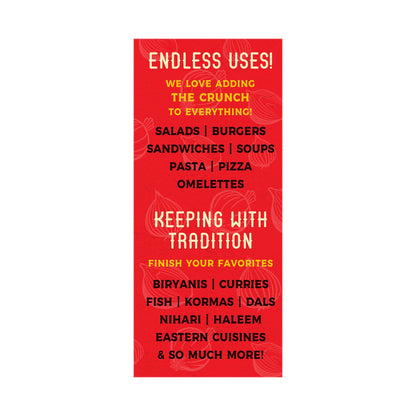 Deep Crispy Fried Onions - 100% Natural - 1.76 lb