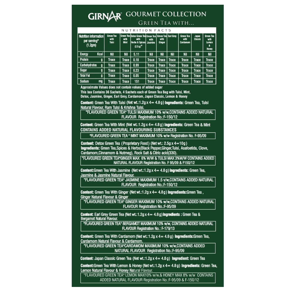 Girnar Green Tea Gourmet Collection