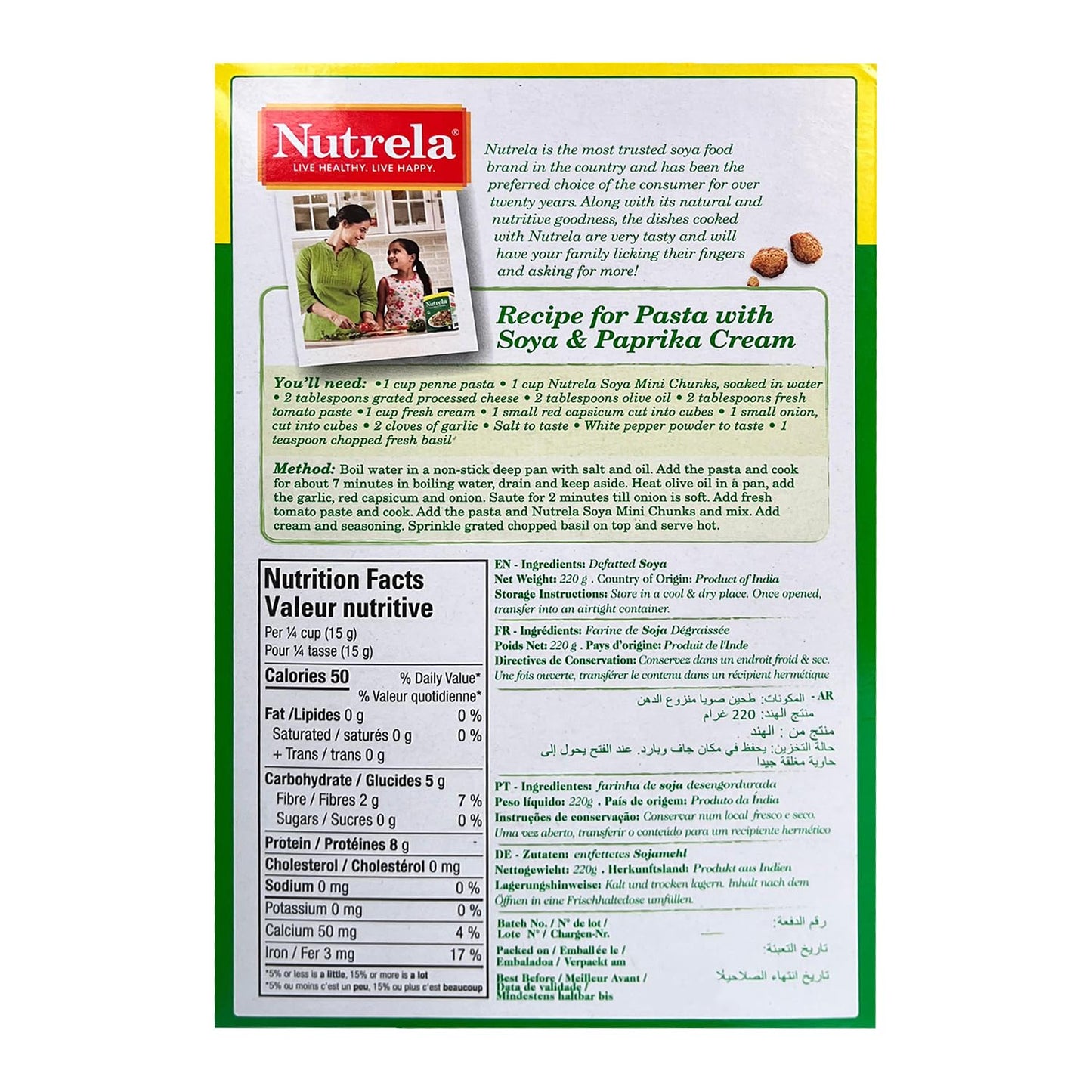Nutrela Soya Mini Chunks 200 gms