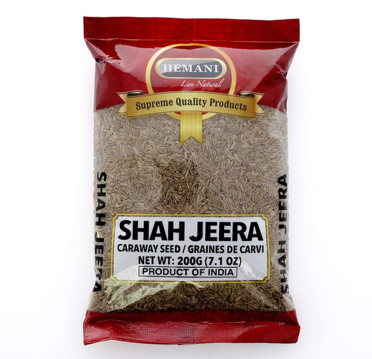 Shah Jeera - Black Cumin 200gm (7 oz) Caraway Seeds - Indian Origin