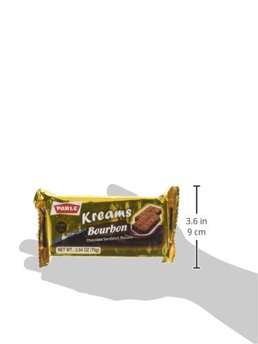 Parle Kreams Bourbon Artificially Chocolate Flavored Cookies 75 gms - Biscuits & Cookies