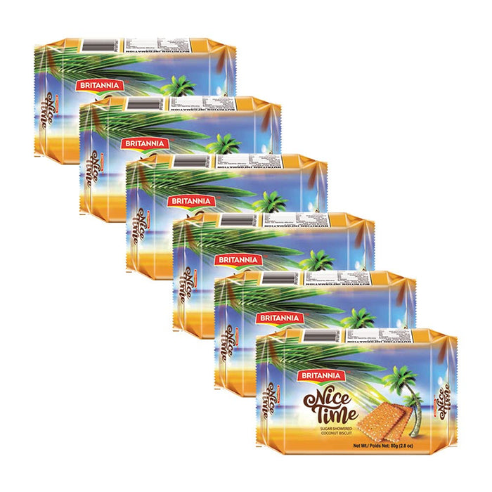 Britannia Nice Time Coconut Cookies 80 gms