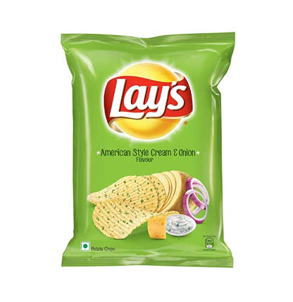 NC Naturals Lays India's (Ships from USA) (American Cream & Onion, 6 Pack)