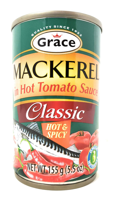 Grace Mackerel in Tomato Sauce 10 Pack (Hot & Spicy)