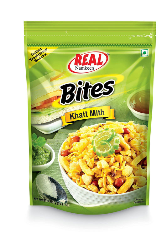 Real Namkeen Bites - Khatt Mith (400 g)