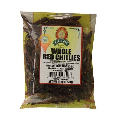 Laxmi Whole Red Chilli 3.5 Oz