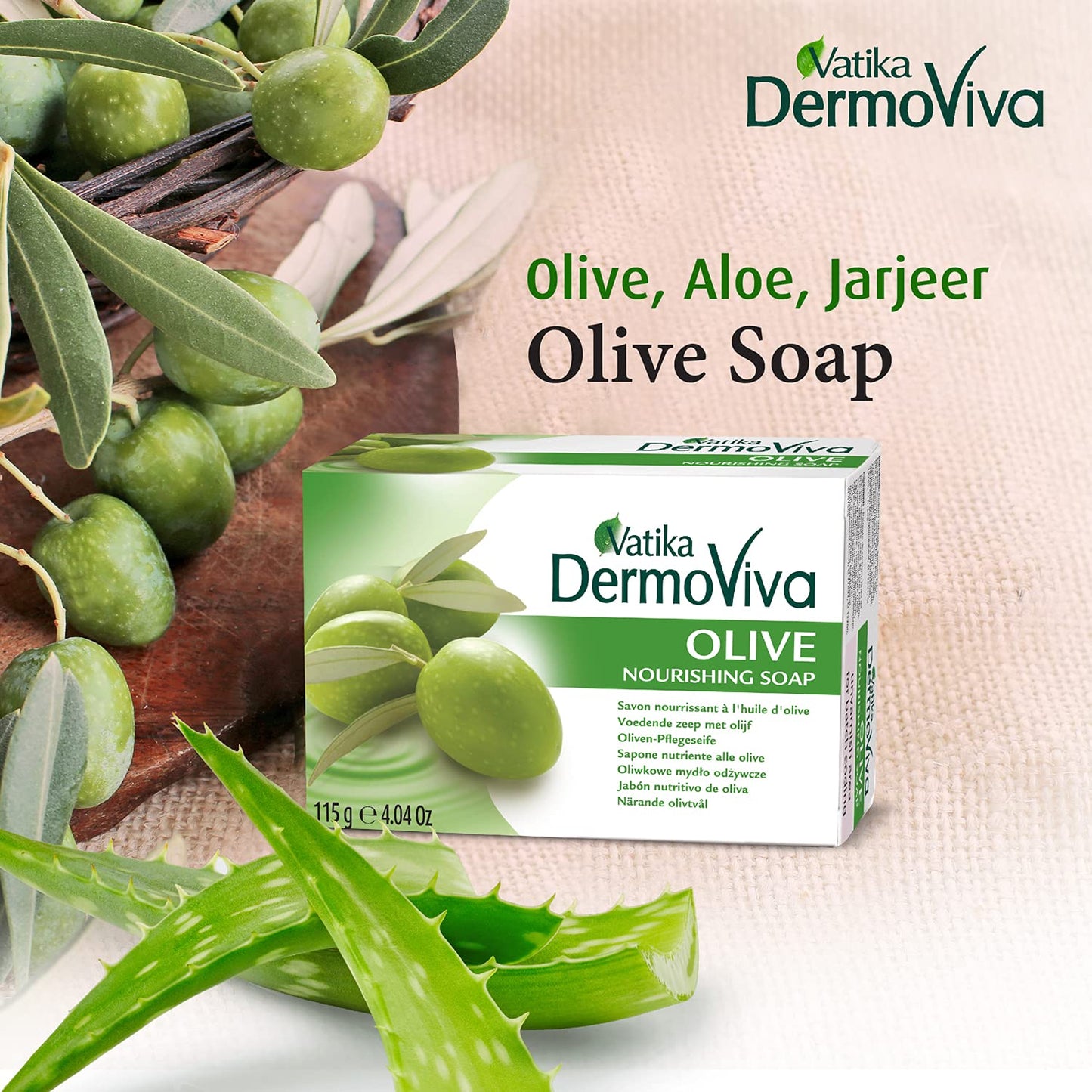 Dabur Vatika Olive Soap 115g x 4pcs