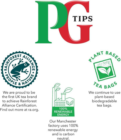 PG Tips Premium Black Tea, Pyramid Bags, 80 ct