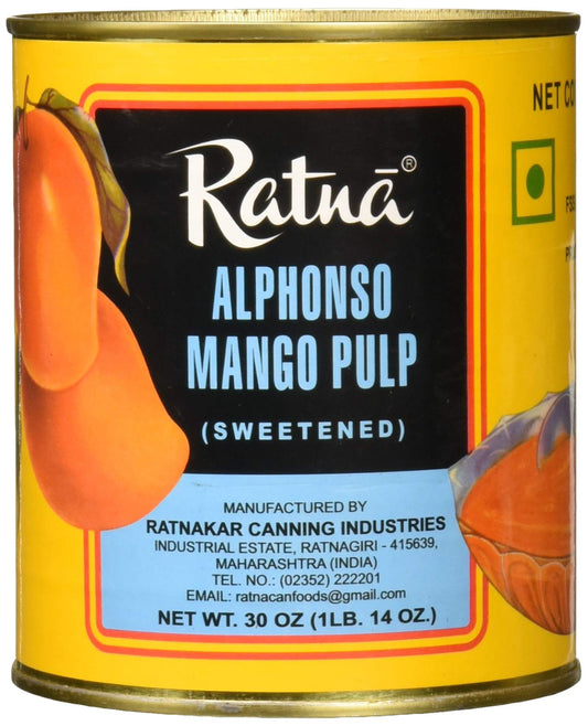 Swad Ratna Alphonso Mango Pulp, Yellow