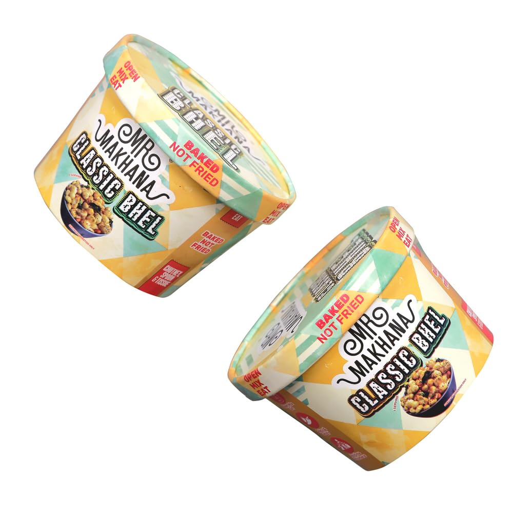 Mr Makhana Classic Bhel 30GM Pack of 2
