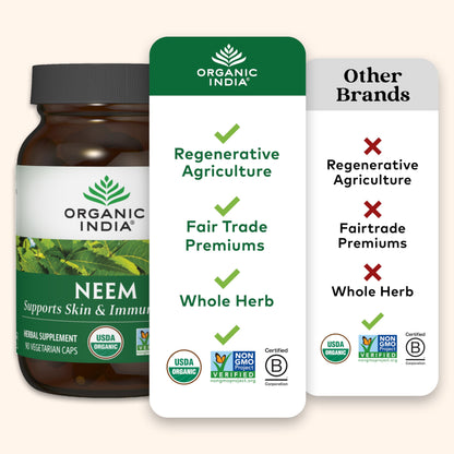 Organic India Neem 90 caplets