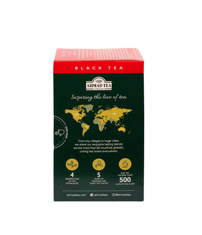 Ahmad Tea Black Tea, Strawberry Sensation Teabags, 20 ct (Pack of 1) - Caffeinated & Sugar-Free