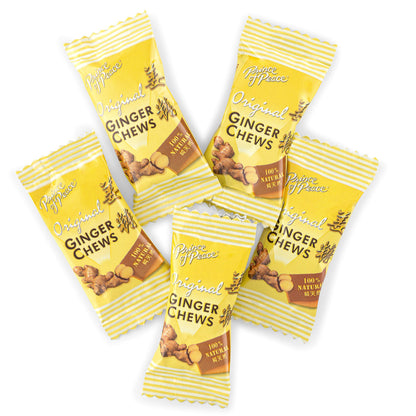Prince of Peace Original Ginger Chews, 4 oz. Candied Ginger Natural Candy Pack 2 Pack