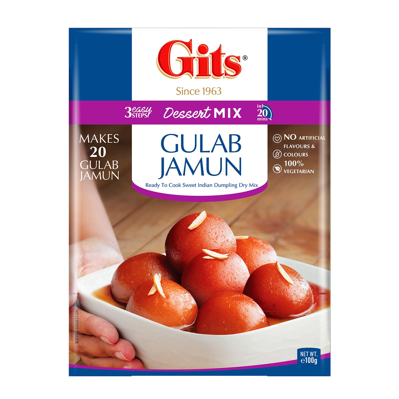 Gits Gulab Jamun dry mix 100 gms