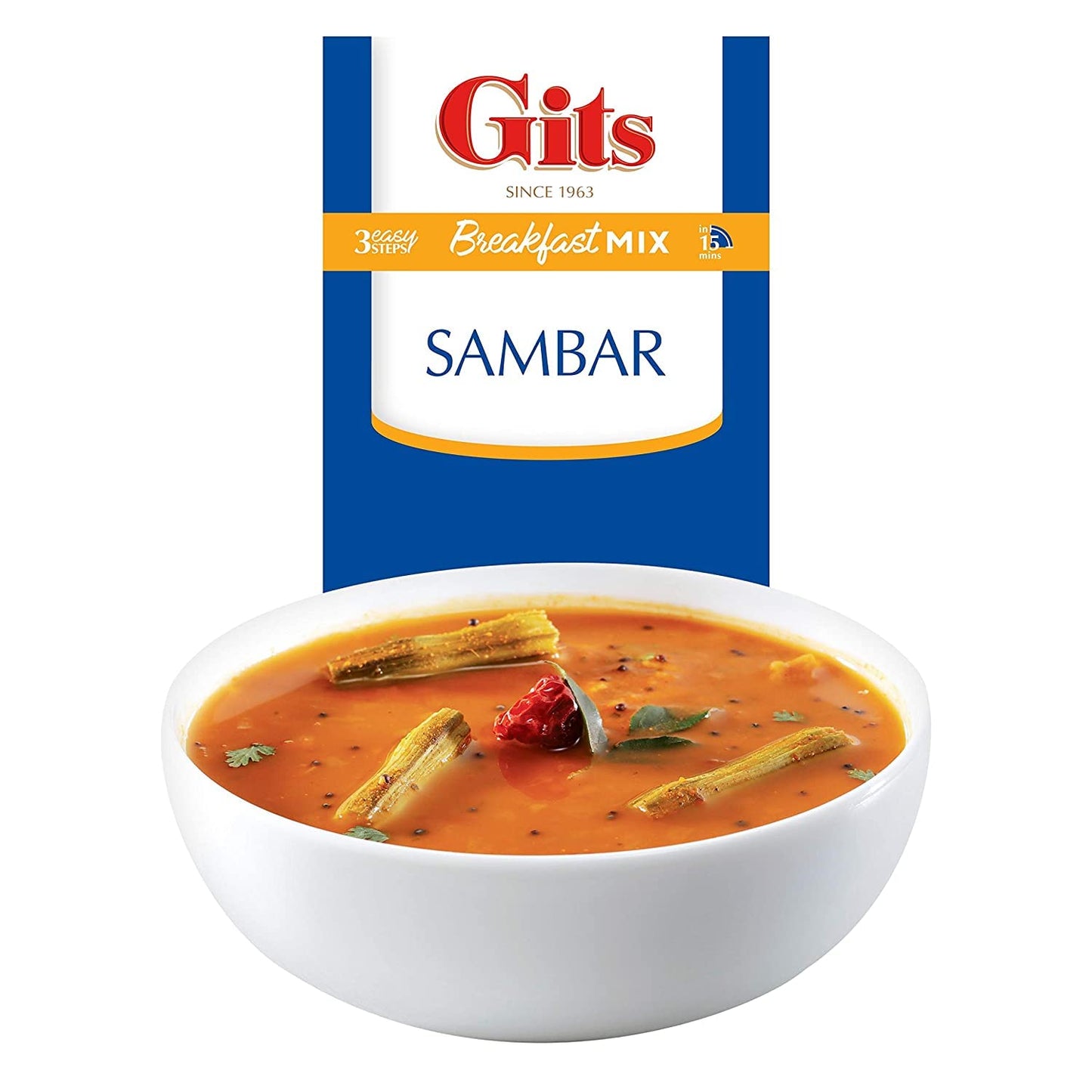 Gits Sambhar Breakfast Mix, 400g (Pack of 4 X 100g Each)