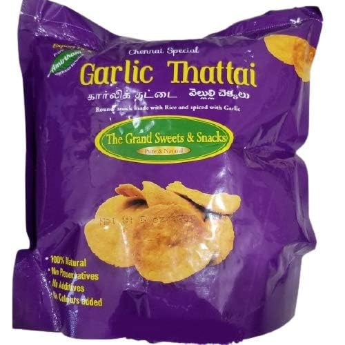 The Grand Sweets & Snacks Garlic Thattai - 170 Grams