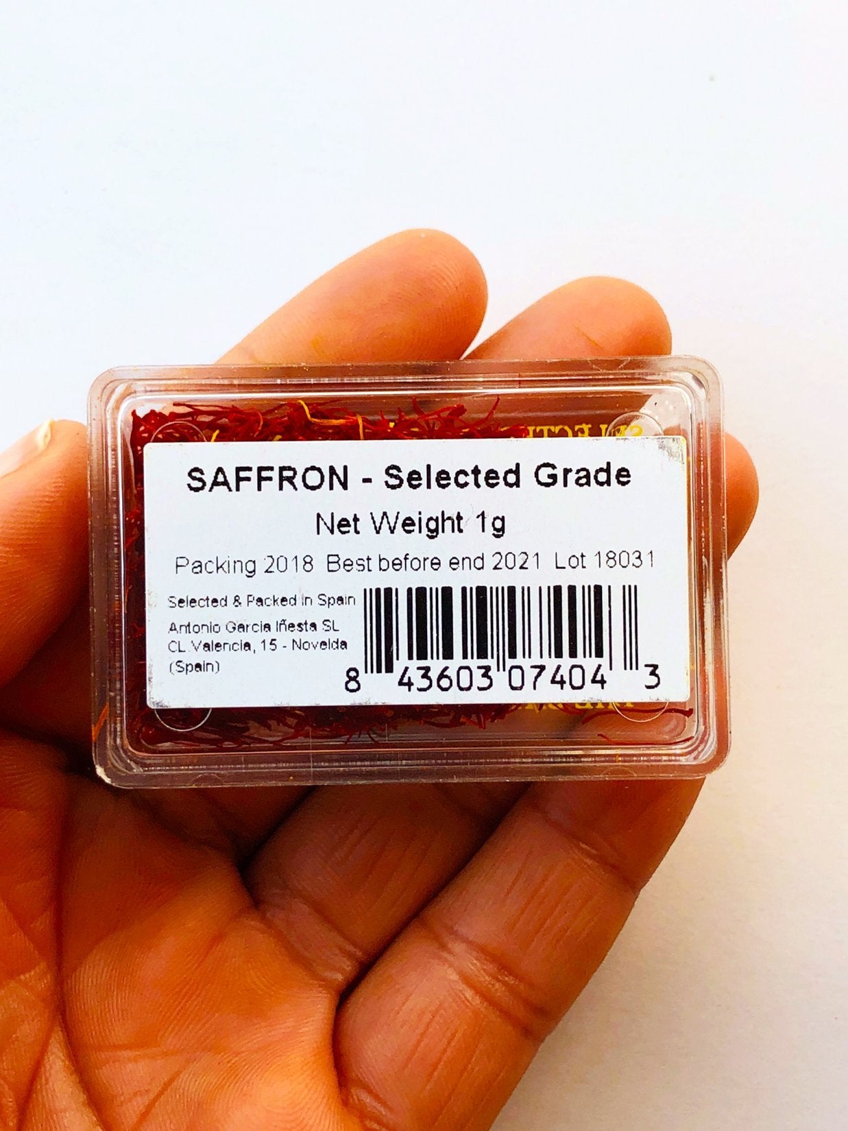 The Gathering of Saffron Brand Saffron 1 Gram